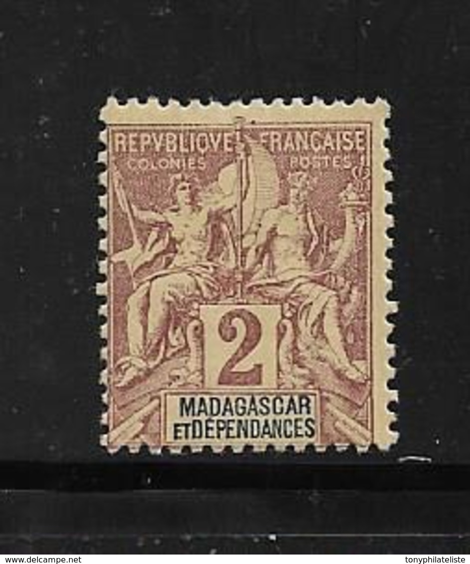 Colonie Madagascar  Timbres De 1896/99 N°29a Neuf * - Neufs