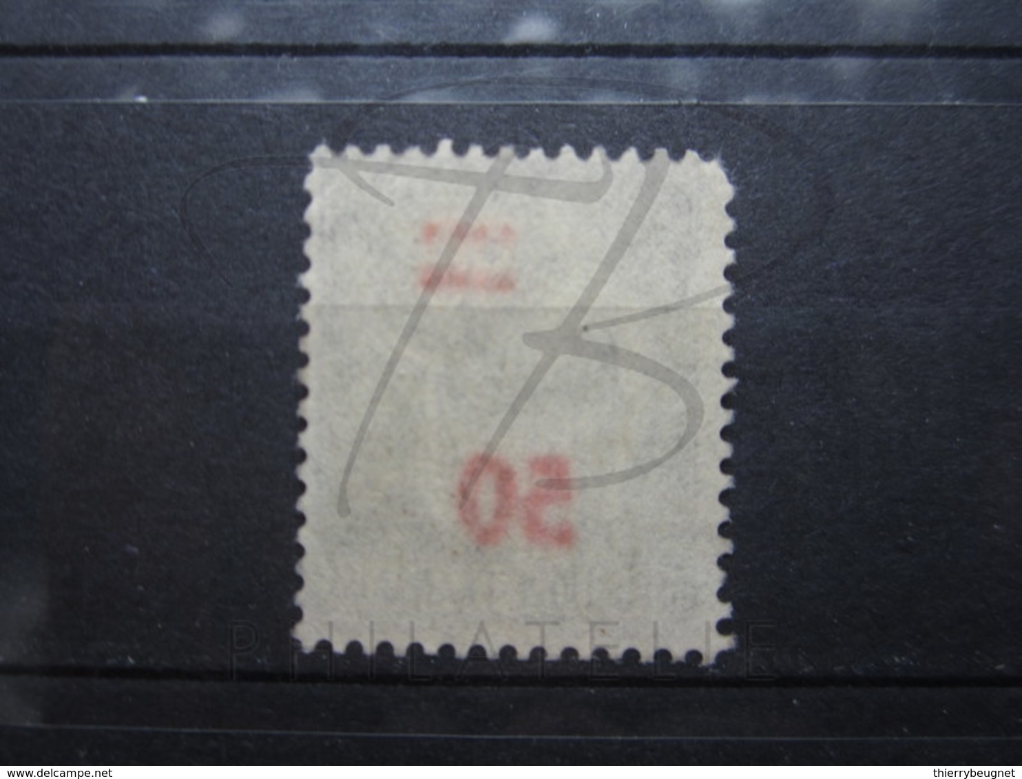 VEND BEAU TIMBRE DE FRANCE N° 482 , SURCHARGE RECTO-VERSO !!! - Used Stamps