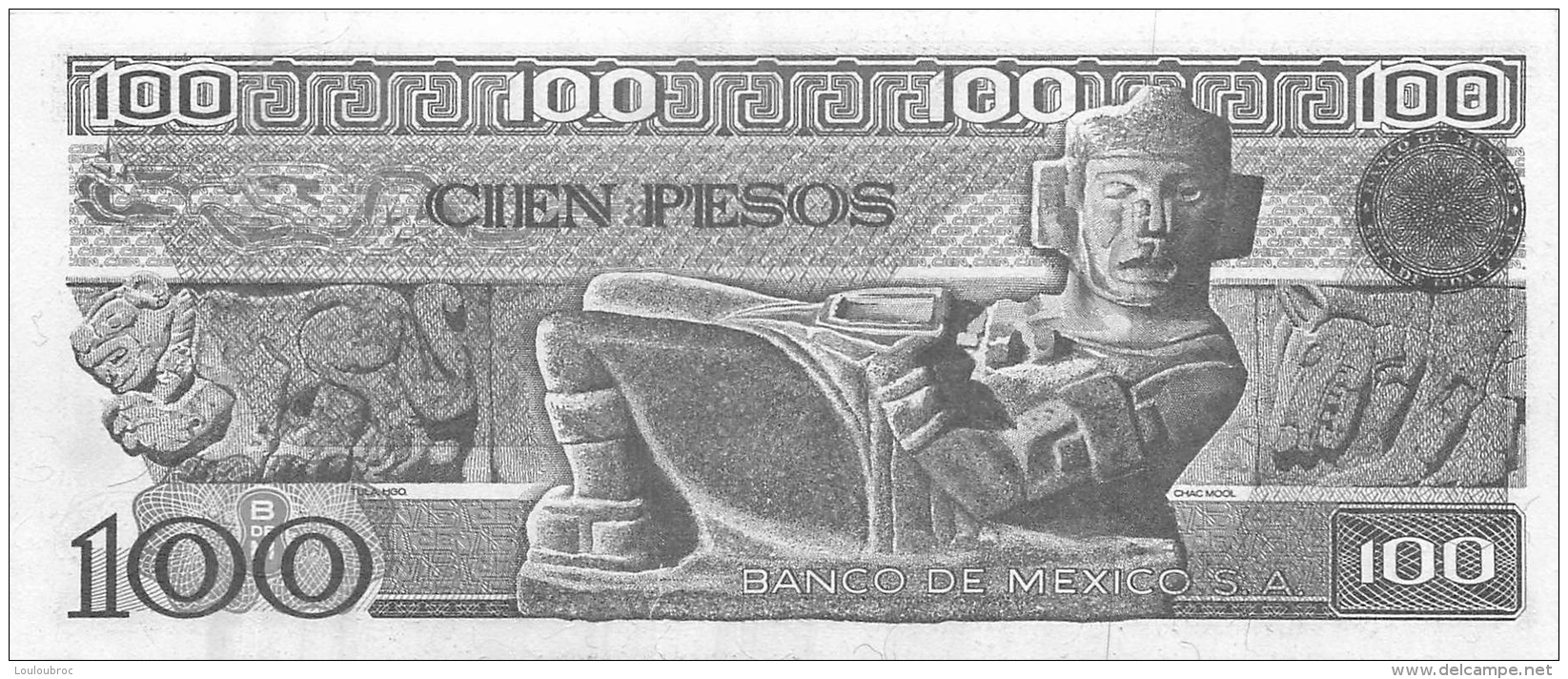 BILLET  MEXICO 100  PESOS - Mexico