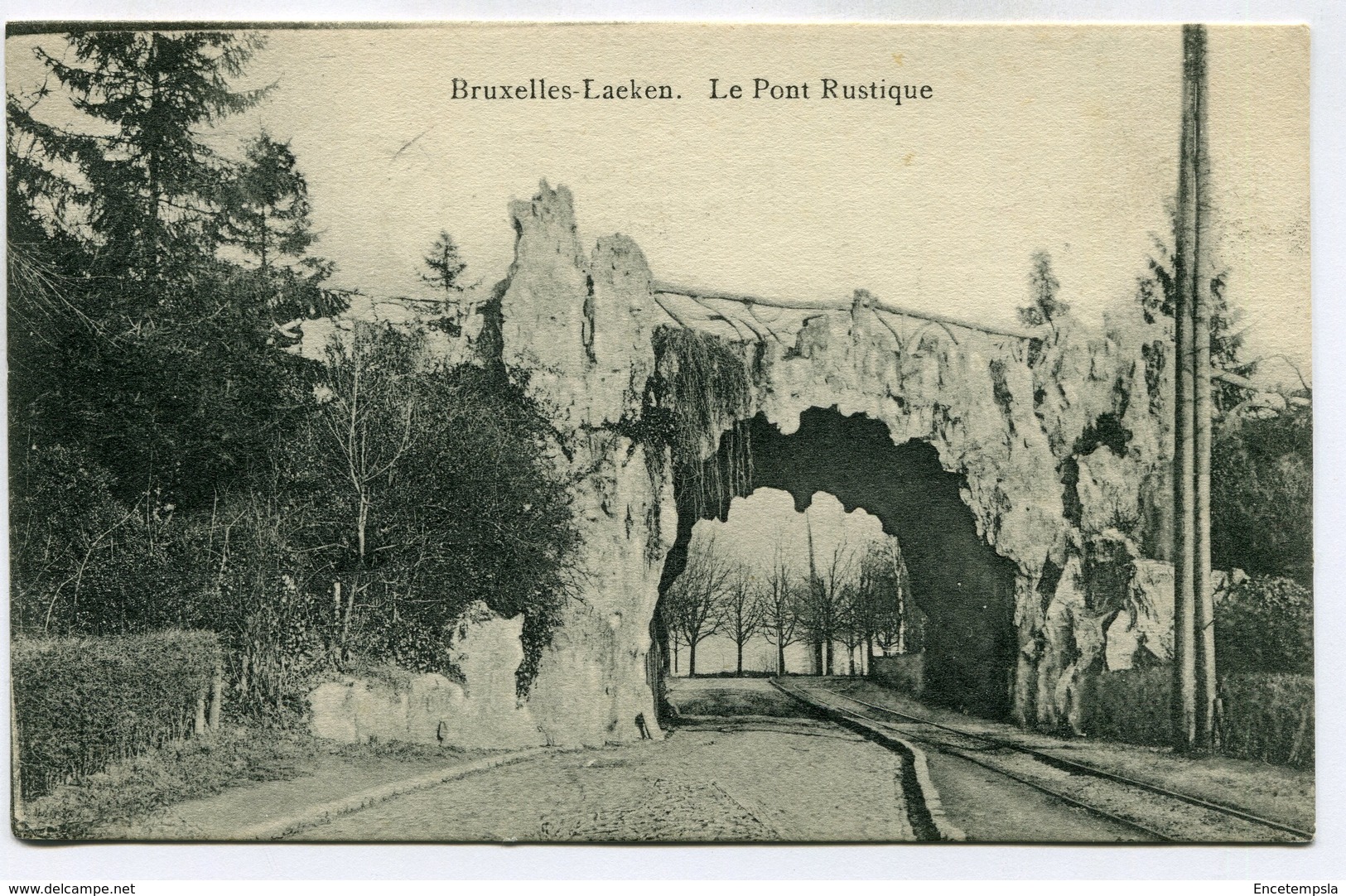 Carte Postale - Belgique - Bruxelles - Laeken - Pont Rustique - 1914 (SV5990) - Laeken