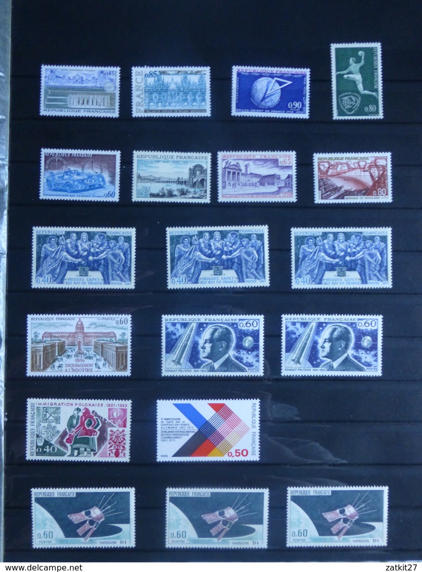timbres de france neufs**, neufs* et oblitérés