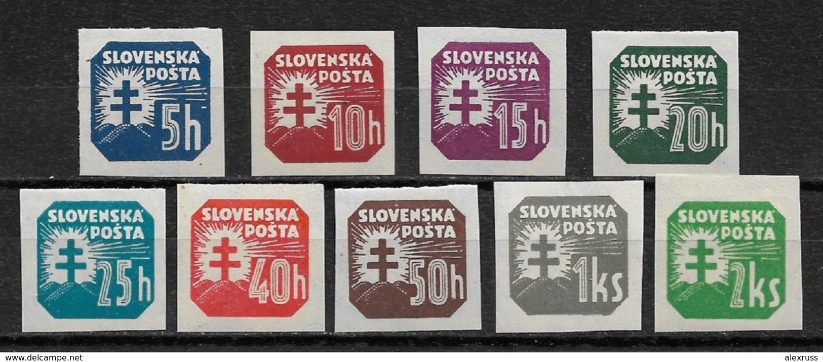 Slovakia 1940-41,Scott # P20-P30 VF Mint LH*OG (NS-1) - Ongebruikt