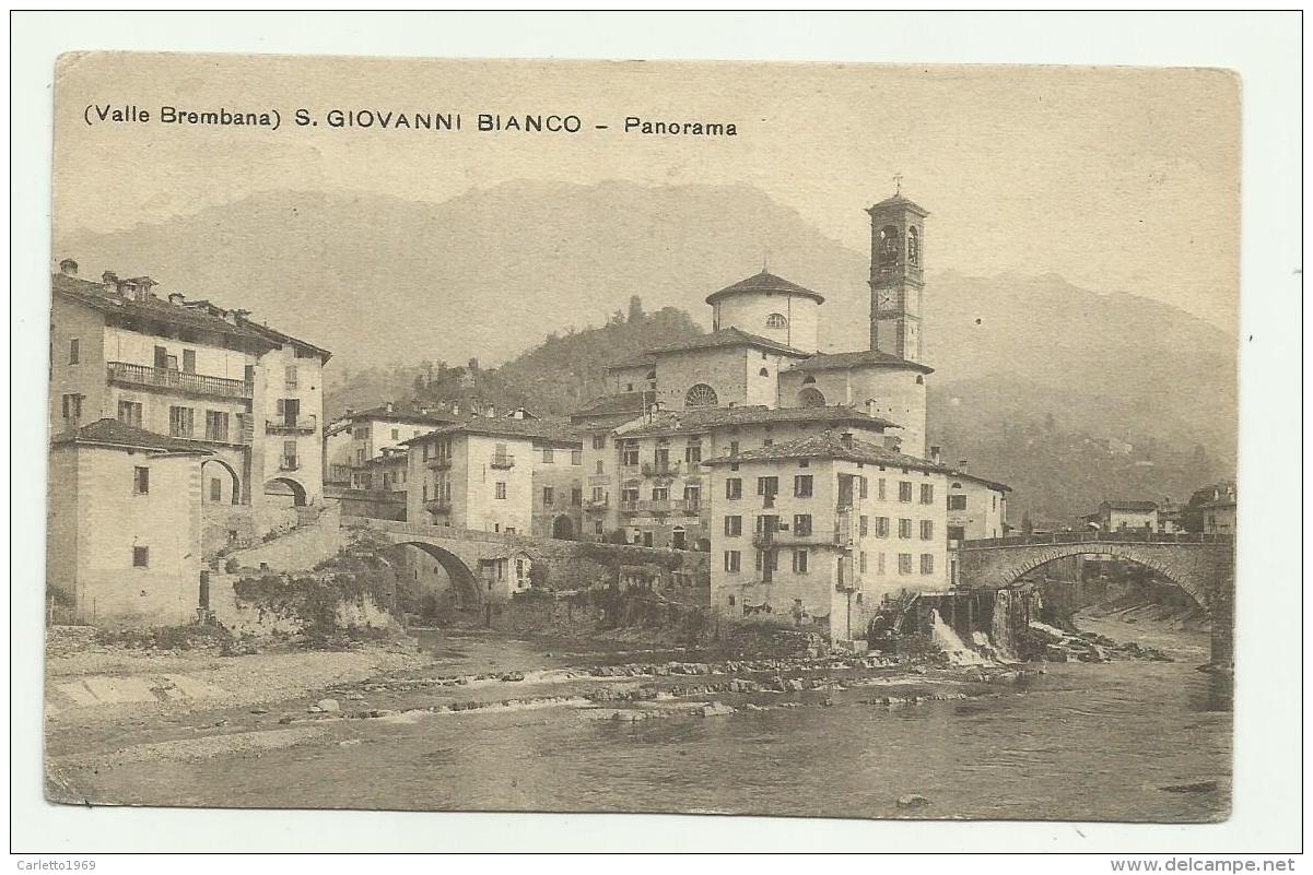 S.GIOVANNI BIANCO - PANORAMA - VIAGGIATA FP - Bergamo