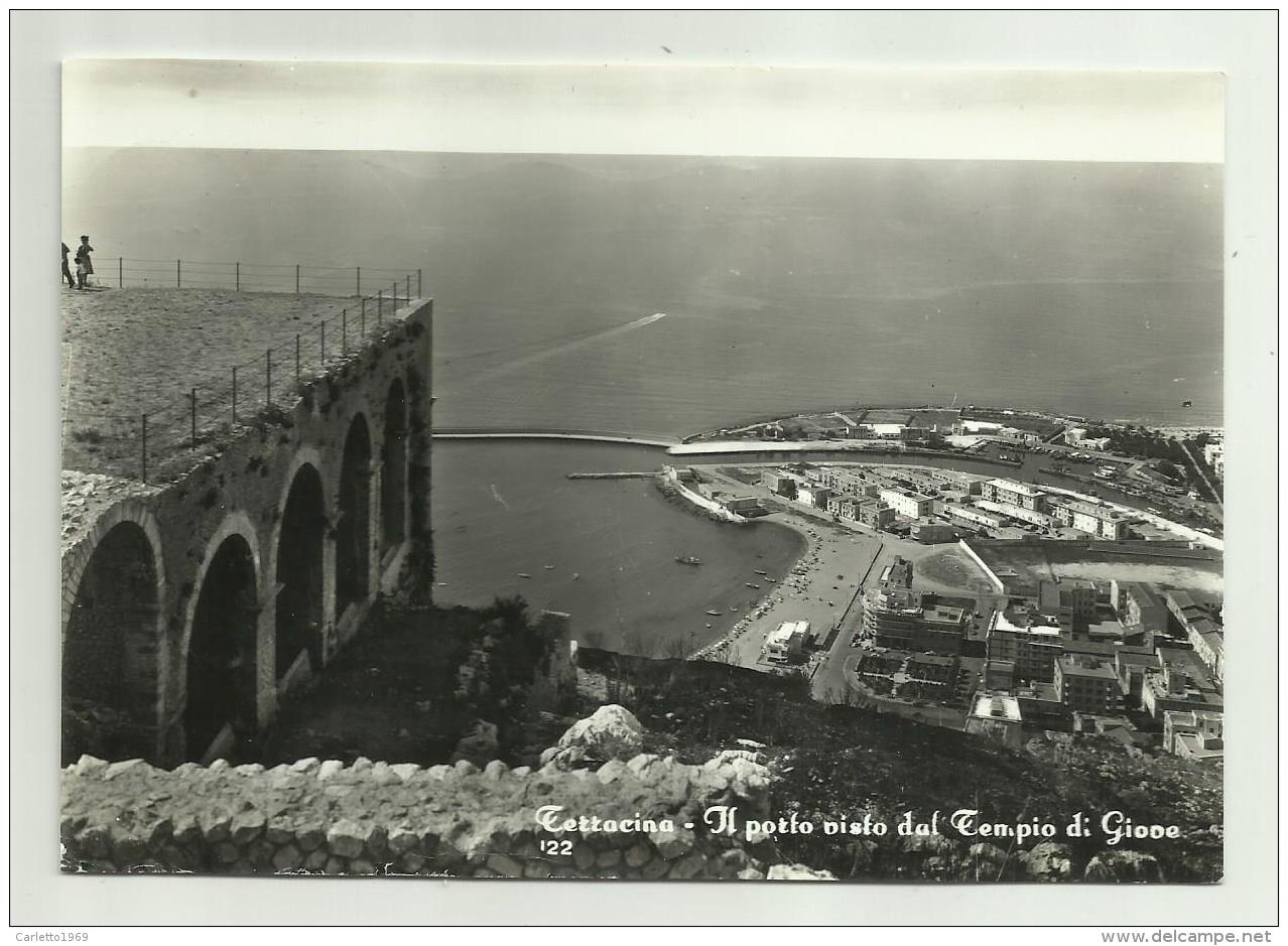 TERRACINA - IL PORTO VISTO DAL TEMPIO DI GIOVE - VIAGGIATA FG - Latina