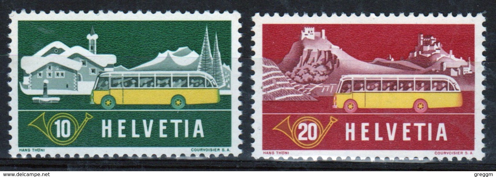 Switzerland 1953 Set Of Stamps To Commemorate Mobile Post Office Mail. - Unused Stamps