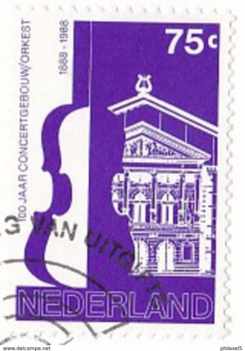 Nederland - FDC - Standbeeld Van Erasmus Te Rotterdam/100 Jaar Concertgebouworkest 1888-1988 - NVPH E258 - Musique