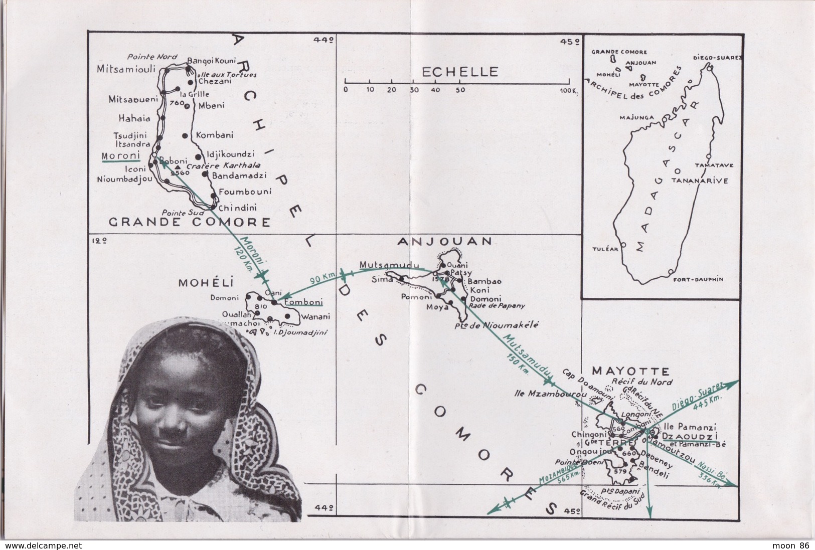 Dépliant FRANCE D'OUTRE-MER : L'ARCHIPEL DES COMORES - Dépliants Touristiques