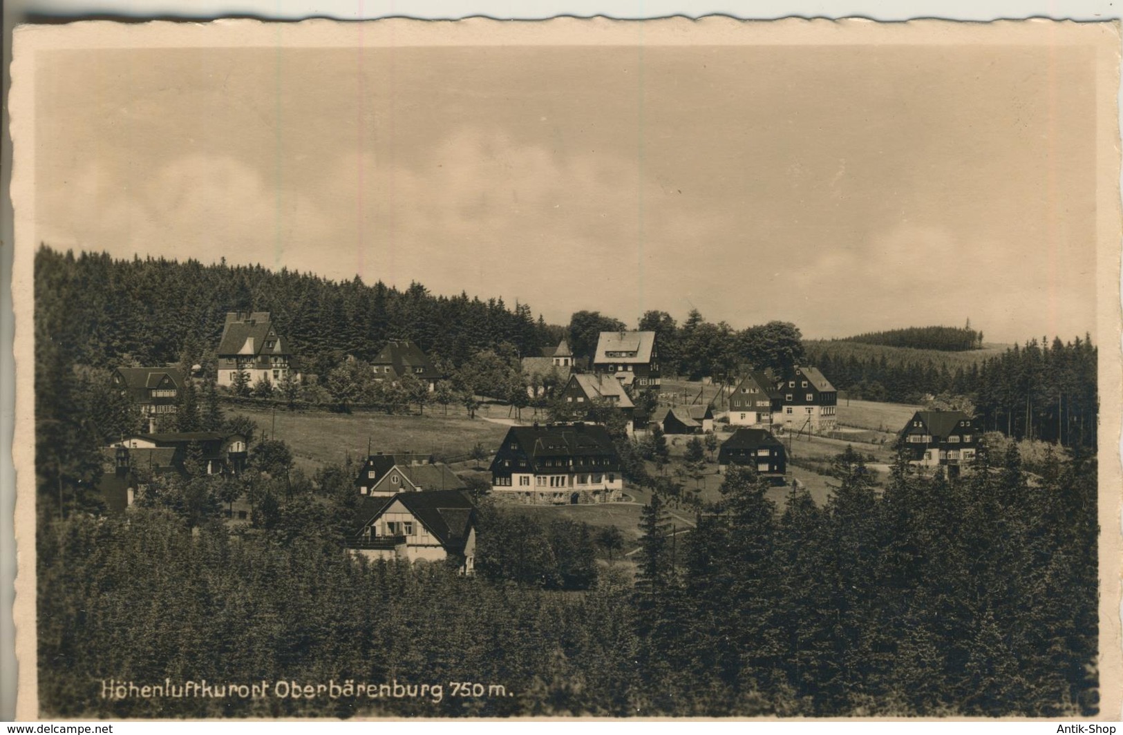 Oberbärenburg V. 1934  Dorfansicht  (1638) - Stollberg (Erzgeb.)
