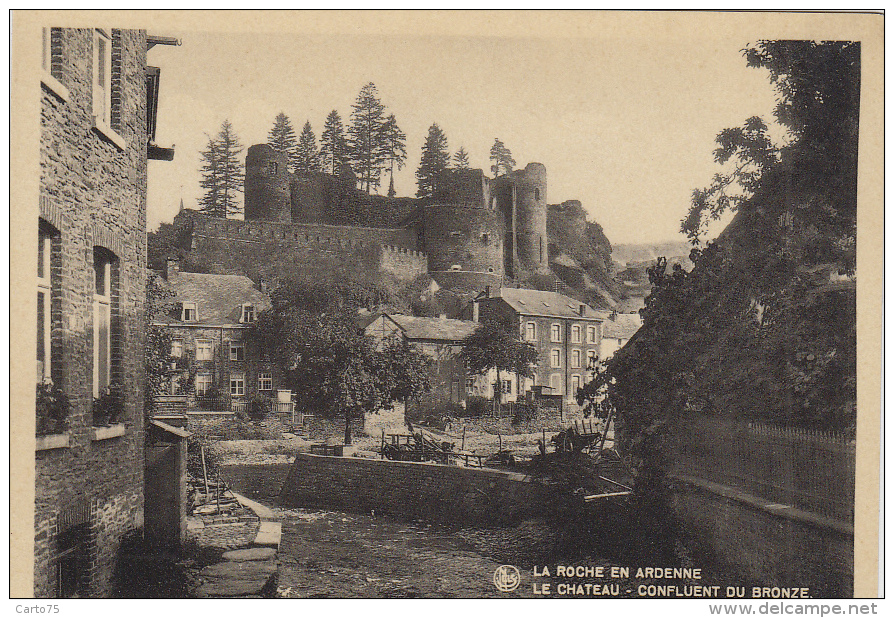 Belgique - La Roche-en-Ardenne - Château - Confluent Du Bronze - La-Roche-en-Ardenne