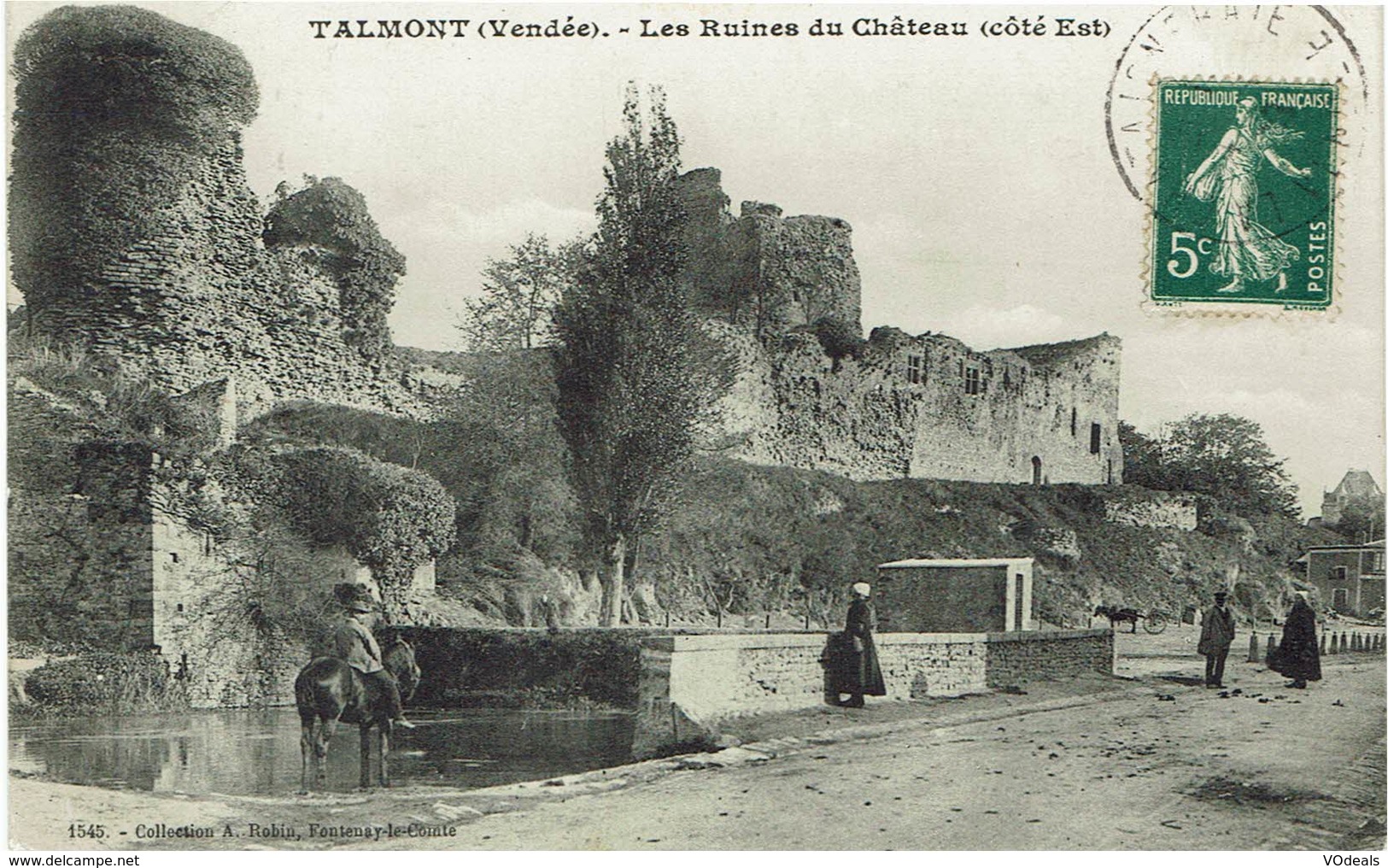 CPA - France - (85) Vendée - Talmont Saint Hilaire - Les Ruines Du Château - Talmont Saint Hilaire