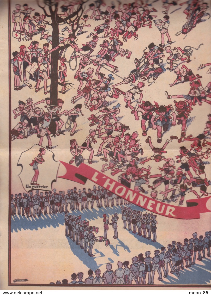 1947 - CALENDRIER DES SCOUTS DE FRANCE POUR L'ANNÉE DU JAMBORÉE MONDIAL DE LA PAIX - ST GEORGES PATRON  SCOUT