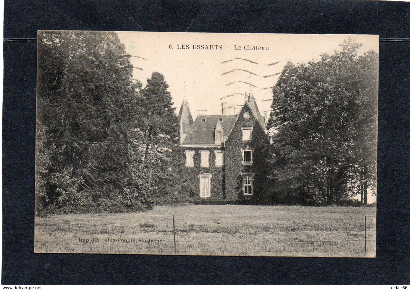 85 LES ESSARTS - Le Château MODERNE - N°6  Edit  Jehly Poupin - CPA Année1939 - Les Essarts