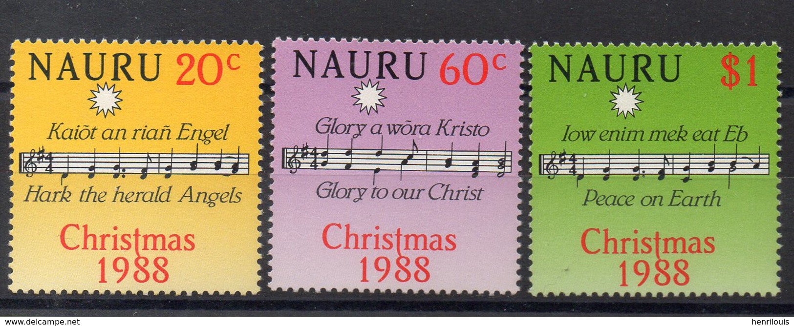 NAURU  Timbres Neufs ** De 1988  ( Ref 15 B )  Noël - Nauru