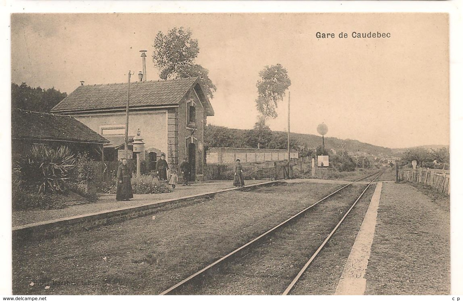 Caudebec  Les Elbeuf - Gare   -  CPA° - Caudebec-lès-Elbeuf