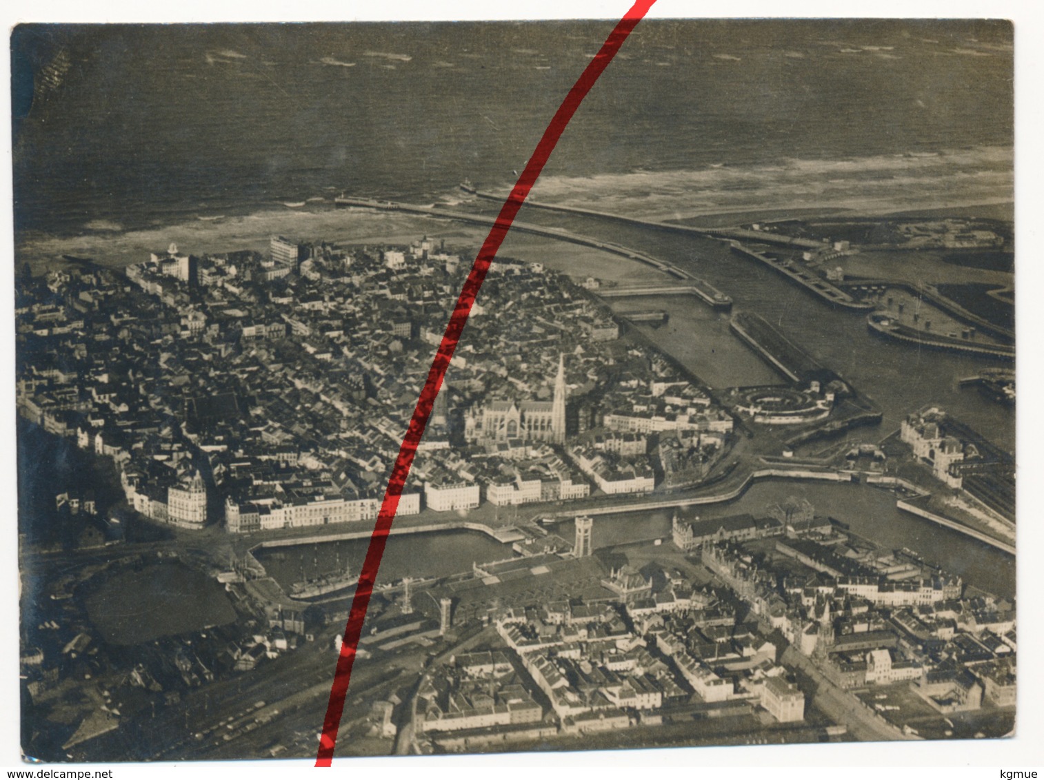 Original Foto - Ostende Oostende - Ca. 1915 - Luftaufnahme - Vue Aérienne - Oostende