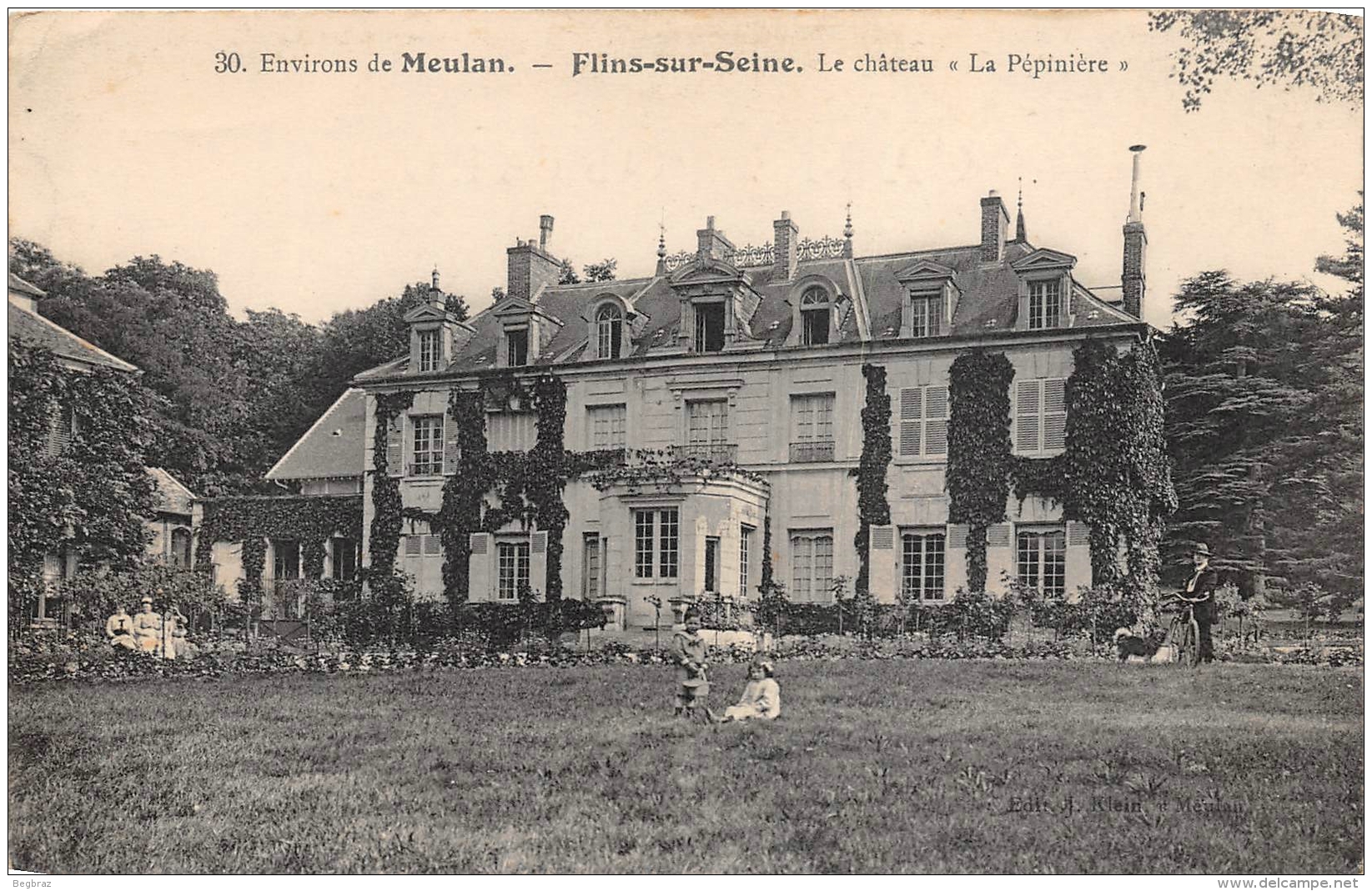 FLINS SUR SEINE      LA PEPINIERE   CHATEAU - Flins Sur Seine