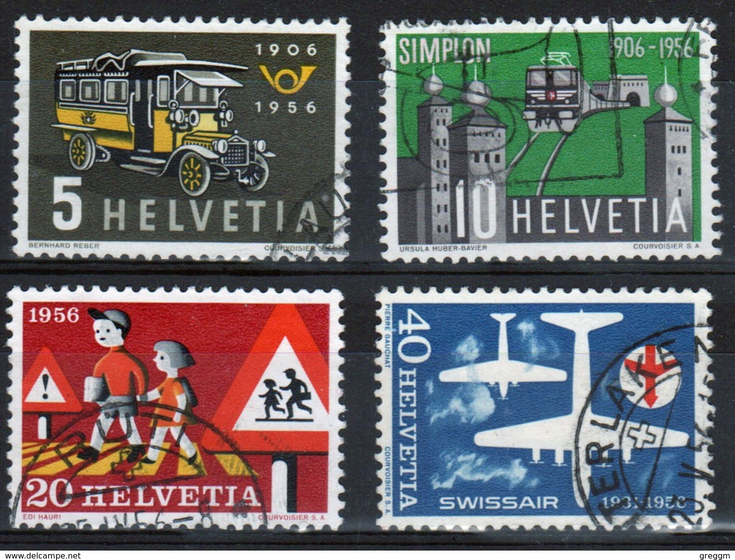 Switzerland 1956 Set Of Stamps To Issued To Commemorate Publicity Issue. - Used Stamps