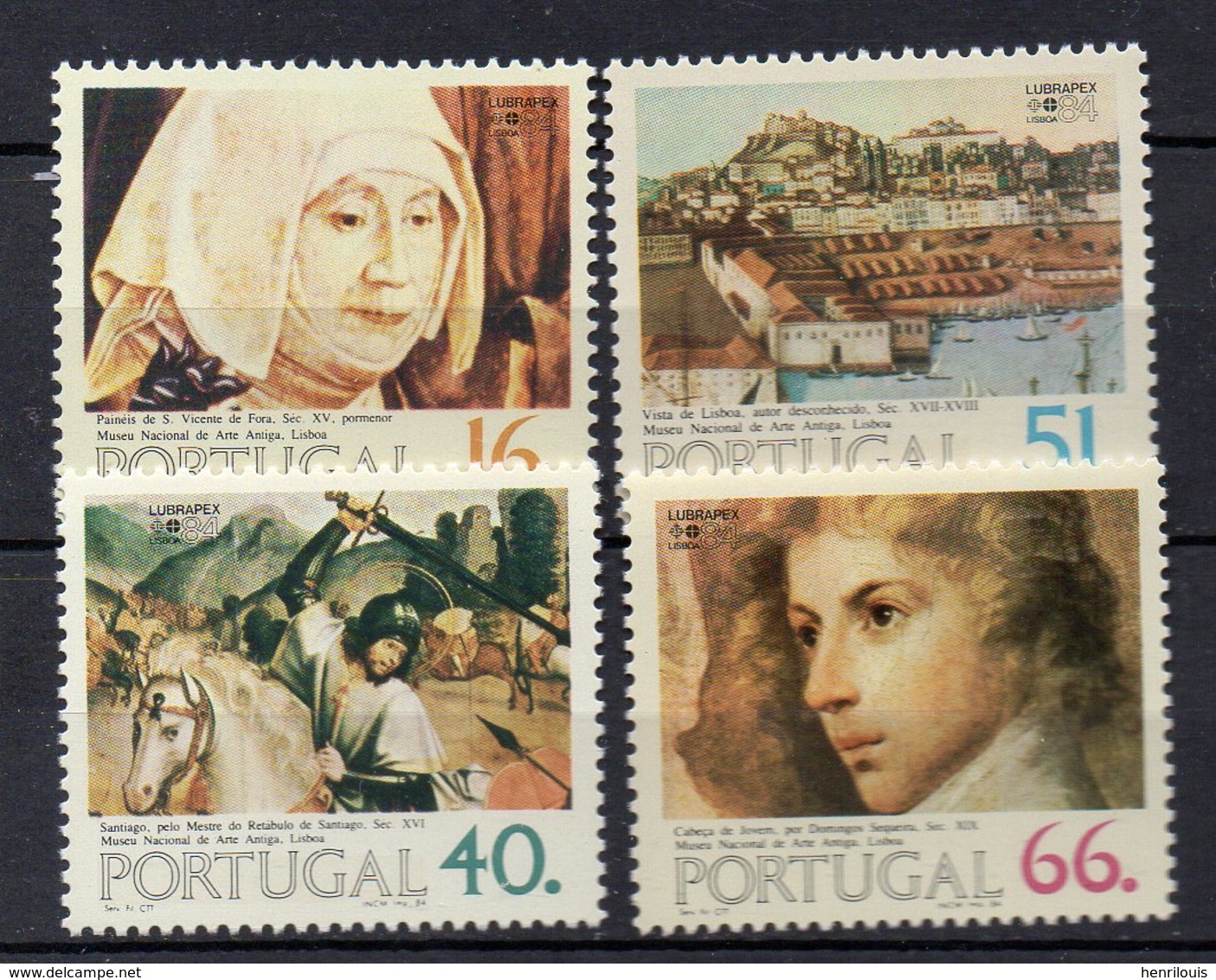 PORTUGAL  Timbres Neufs ** De 1984  ( Ref 19A2 )  Art - Peinture - Nuevos