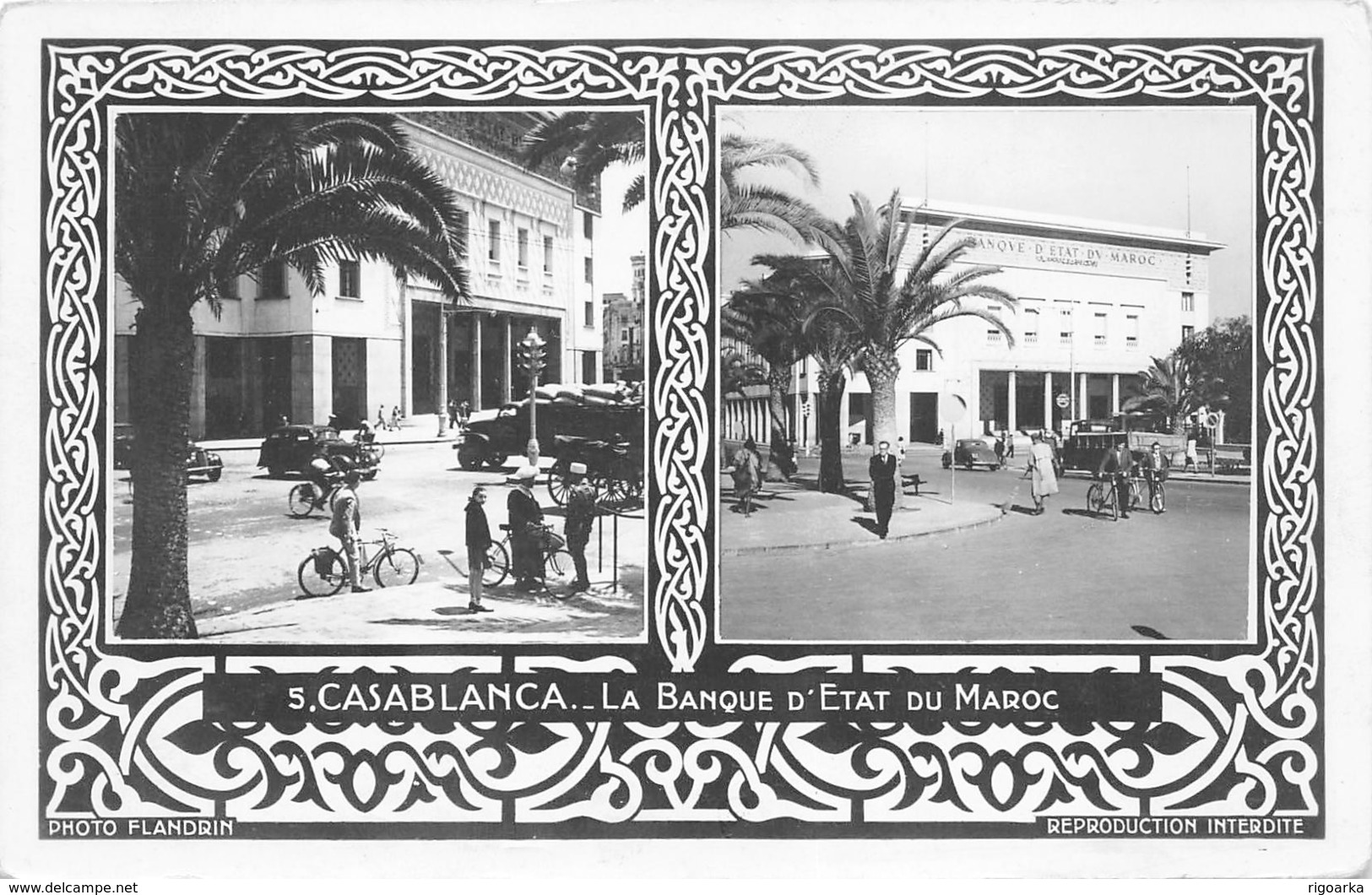 CASABLANCA.- LA BANQUE D'ETAT DU MAROC - Casablanca