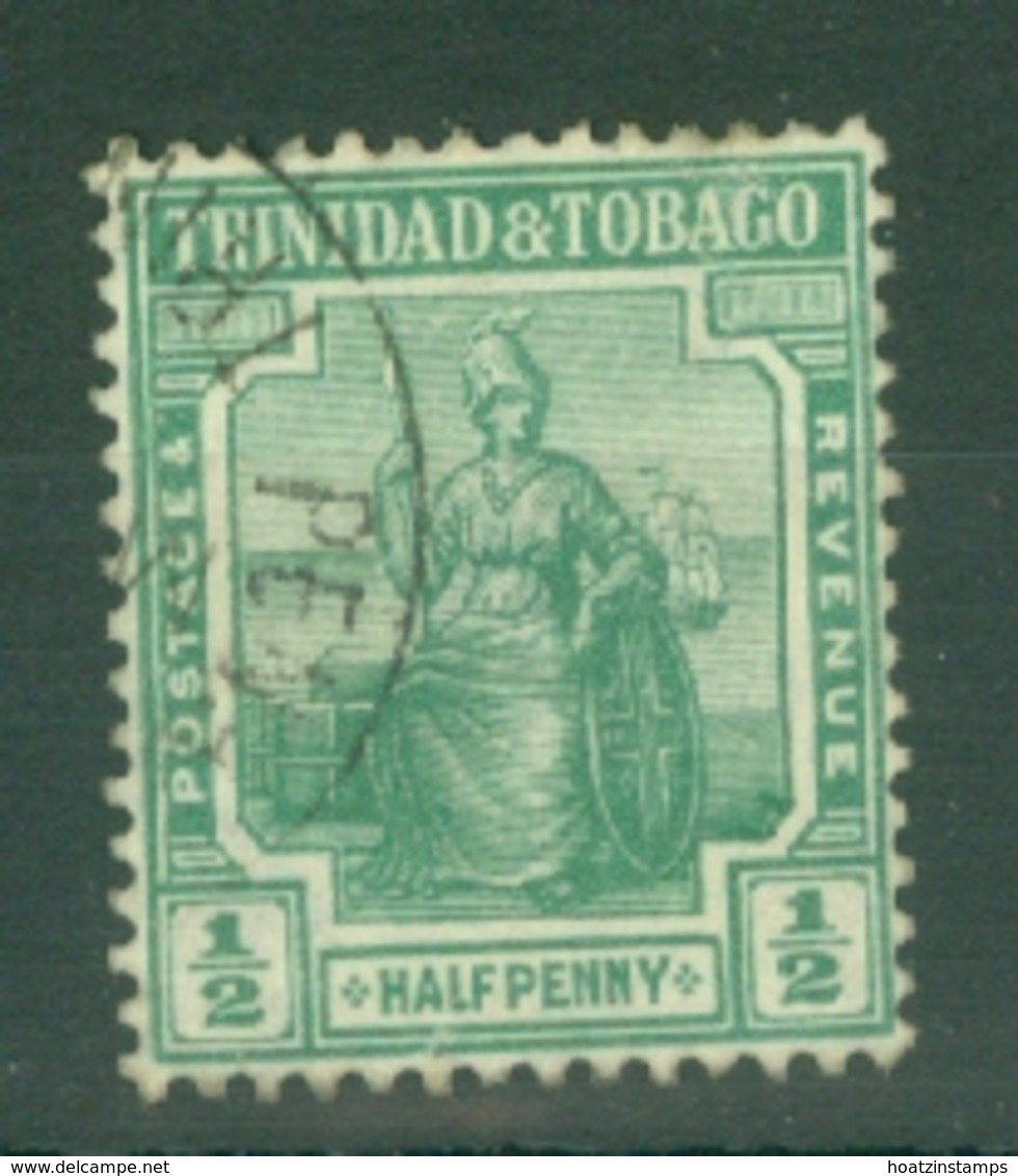 Trinidad & Tobago: 1913/23   Britiannia     SG149    ½d   Green    Used - Trinidad & Tobago (...-1961)