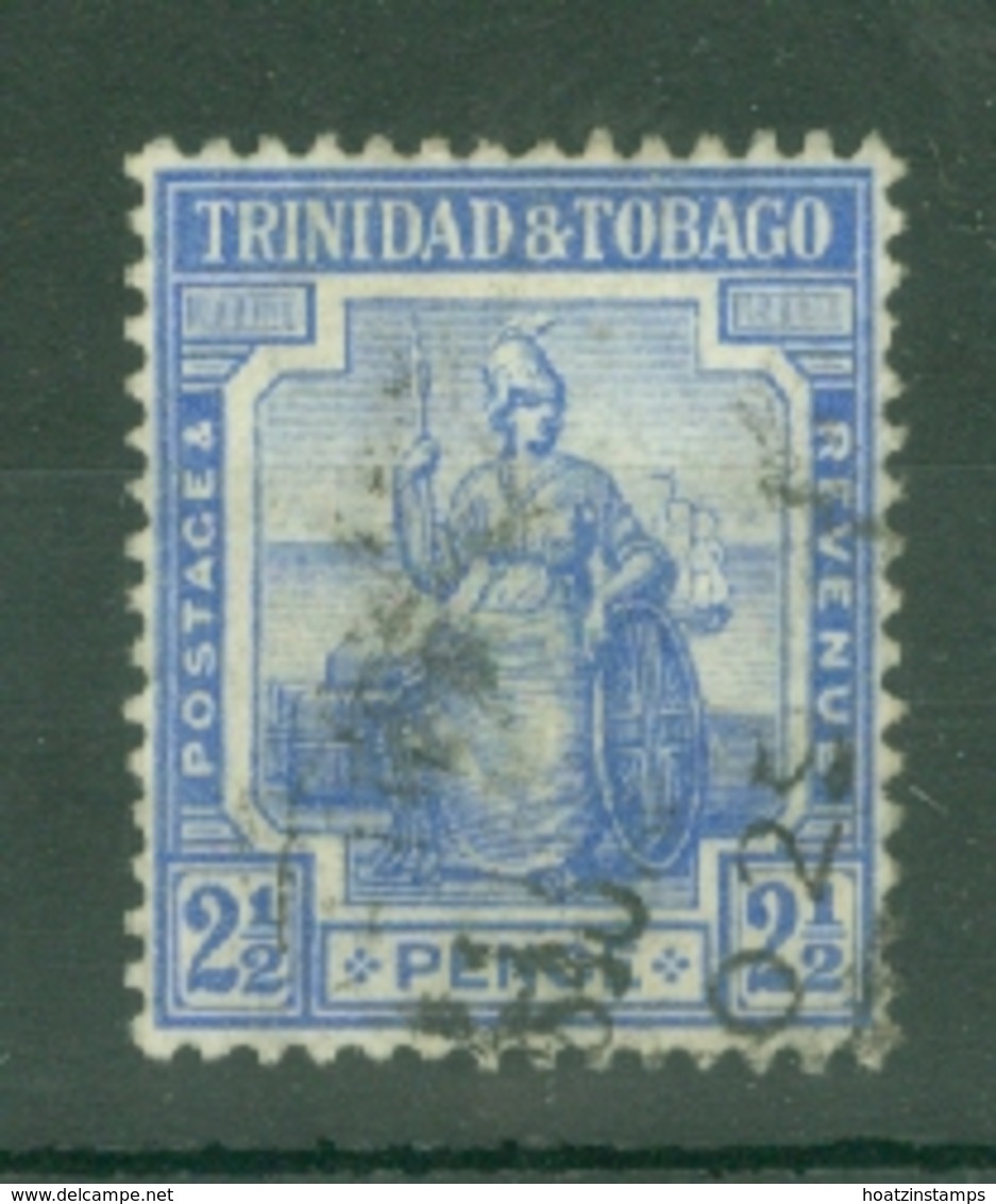 Trinidad & Tobago: 1913/23   Britiannia     SG151a    2½d   Bright Blue    Used - Trinidad & Tobago (...-1961)