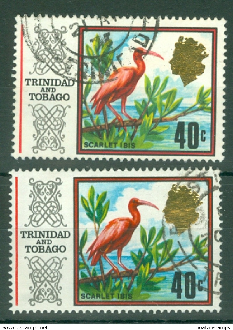 Trinidad & Tobago: 1969/72   QE II - Pictorial     SG350 / 350a    40c   [Chalk And Glazed]   Used - Trinidad & Tobago (1962-...)