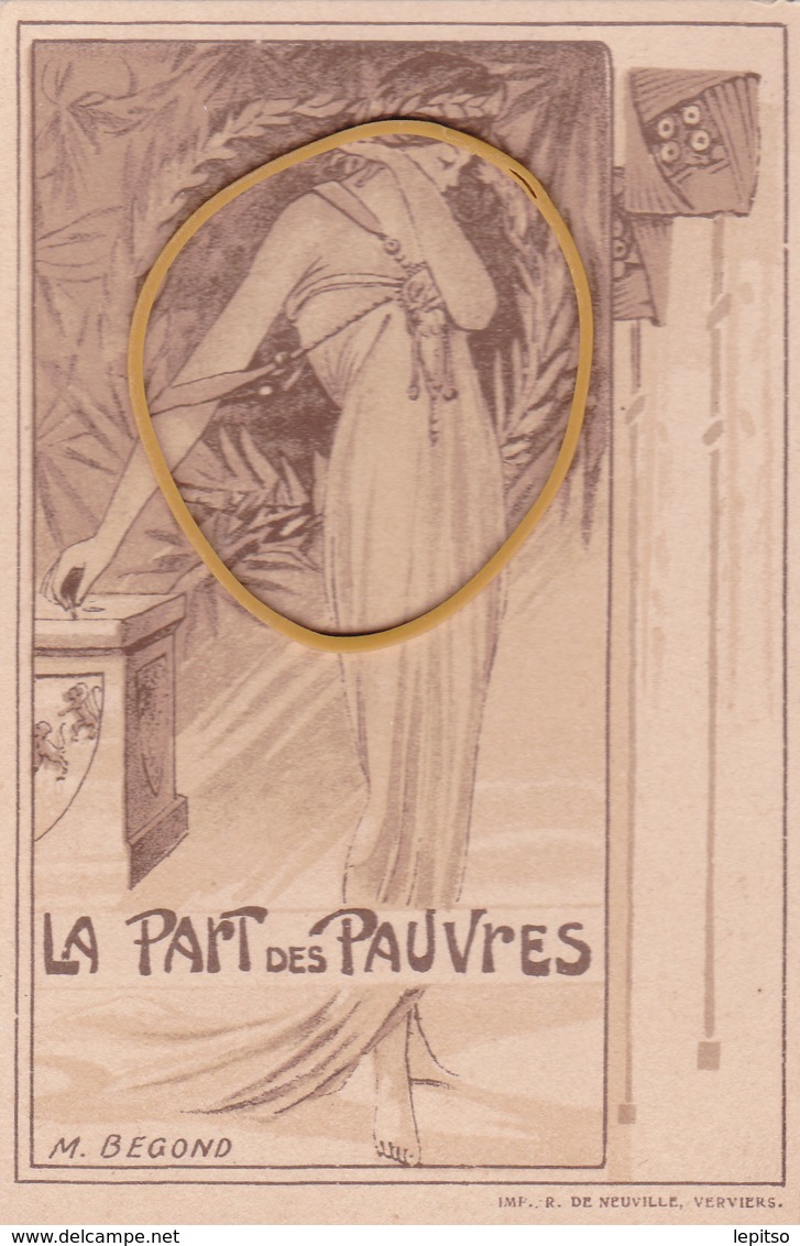 VERVIERS ACP "La Part Des Pauvres " M.BEGOND  Voir Scans - Verviers