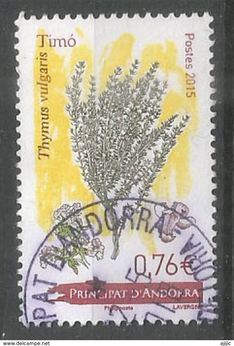 Le Thym. Un Timbre Oblitéré 1 ère Qualité  2015 - Used Stamps