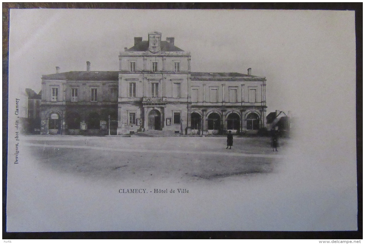 Clamecy (Nièvre) - Carte Postale Précurseur - Hôtel De Ville - Animée - Non-circulée - Clamecy