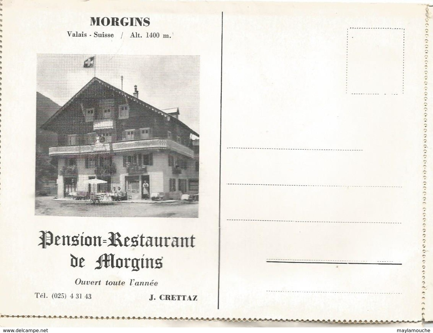 Morgins  (lettre - Autres & Non Classés