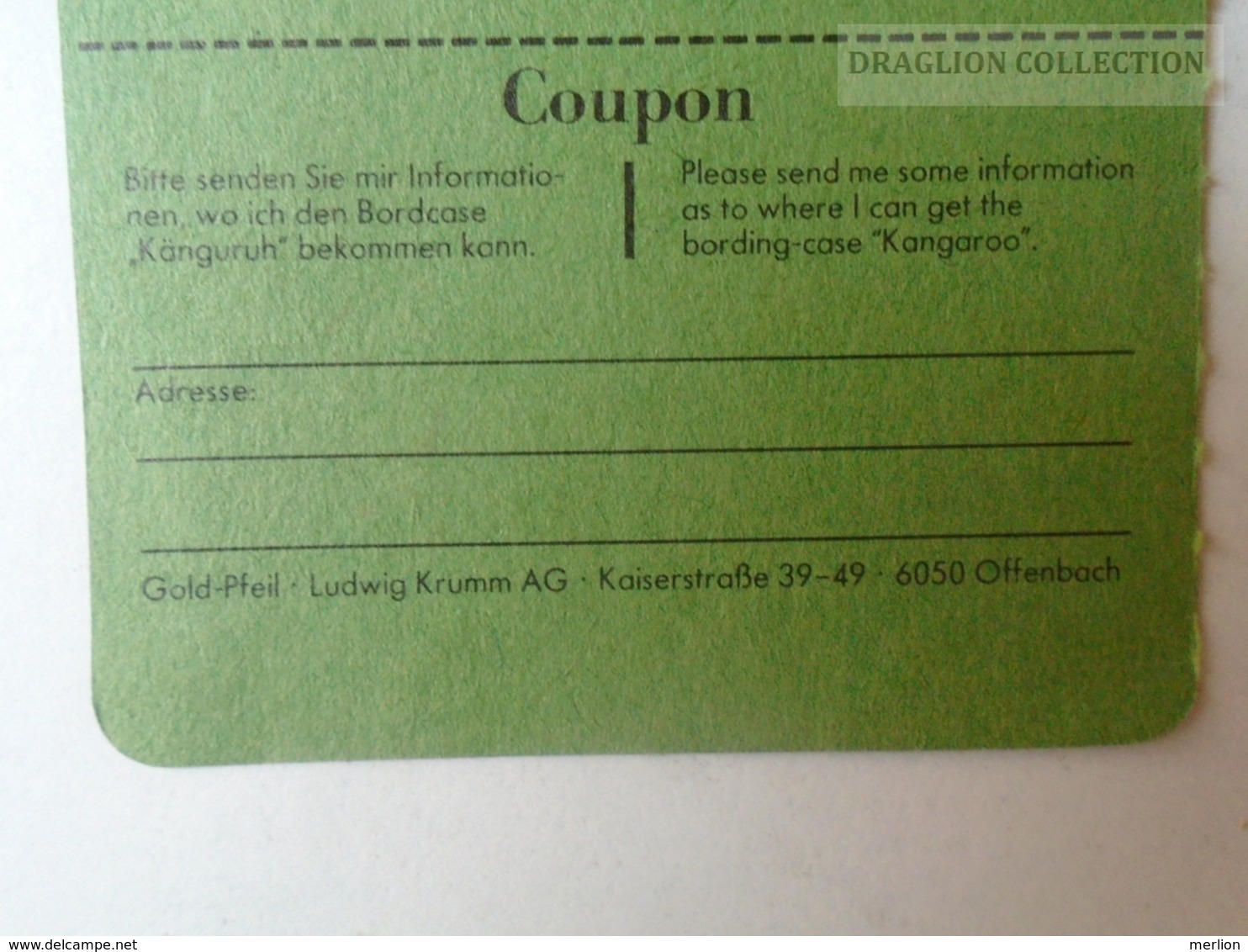 ZA101.14   Airplane - LUFTHANSA Airline  - Boarding Pass MA521 - Tarjetas De Embarque