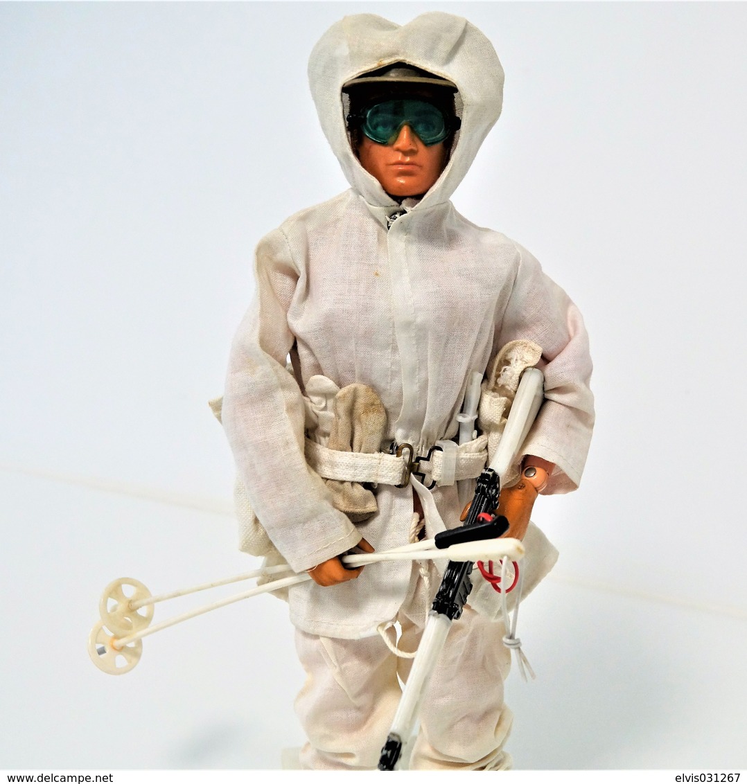 Vintage ACTION MAN EAGLE EYE : THE ROYAL MARINES MOUNTAIN AND ARCTIC - Original Hasbro 1970 - Palitoy - GI JOE - Action Man