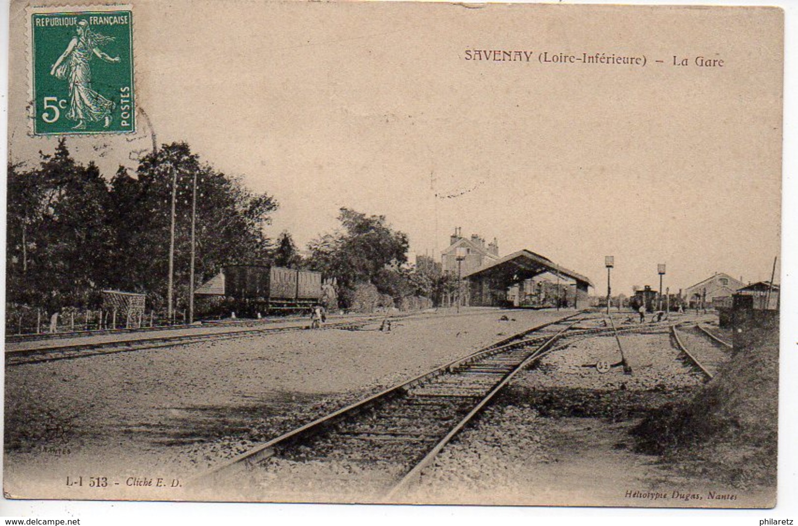 Savenay :  La Gare (vue Intérieure) - Savenay