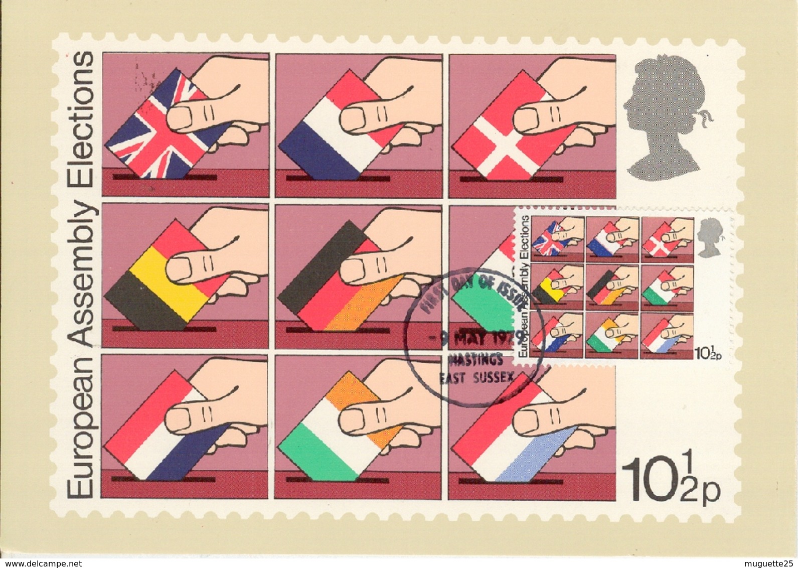 Carte Postale Anglaise  Elections De L’Assemblée Européenne  9 Mai 1979 - 1966