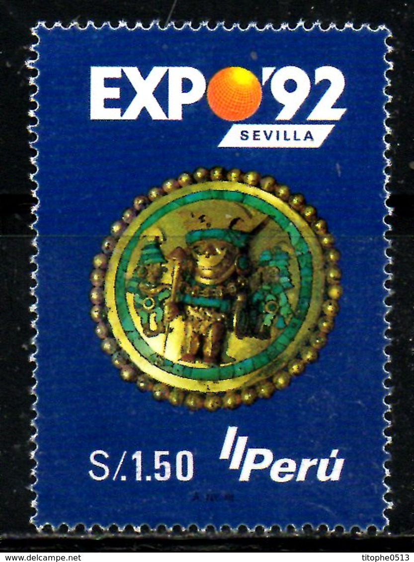 PEROU. N°1083 Oblitéré De 1996. Expo'92. - 1992 – Sevilla (España)