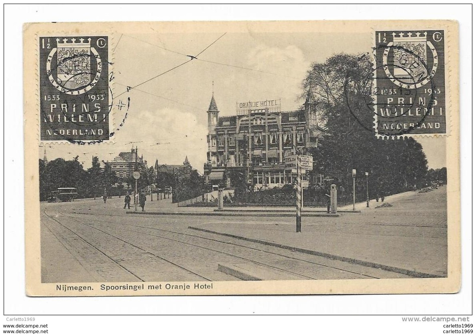 NIJMEGEN  SPOORSINGEL MET ORANJE HOTEL   VIAGGIATA FP - Nijmegen