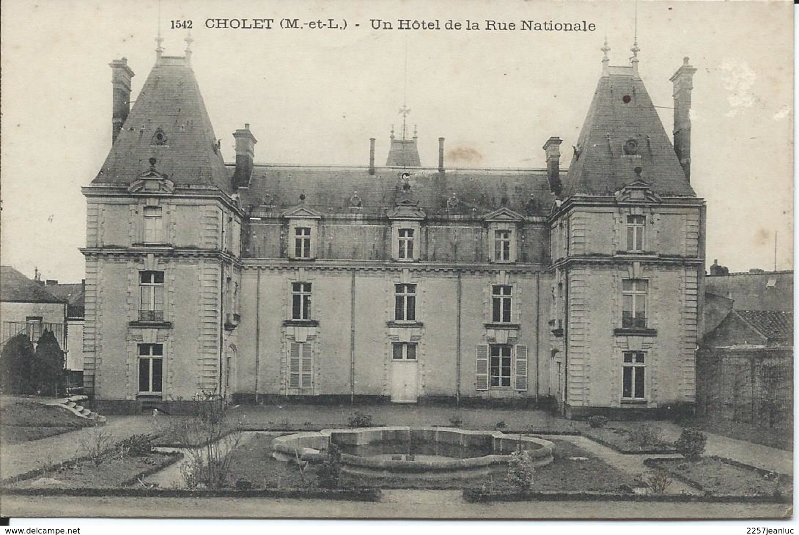 CP 49 - Cholet Hotel De La Rue Nationale - Cholet