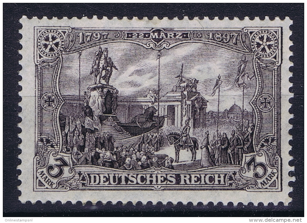 Germany:  Mi  96  AIa Schwarzgrauviolett Regummiert1905 - Unused Stamps