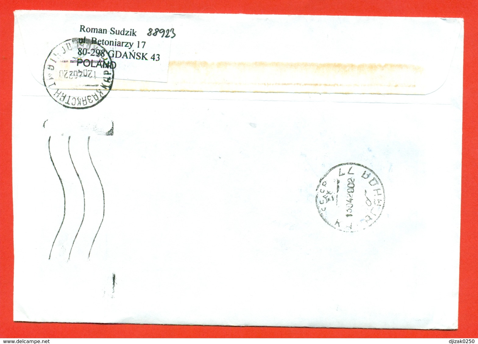 Poland 2002.Olimpiades. The Envelope Passed The Mail.Airmail. - Covers & Documents