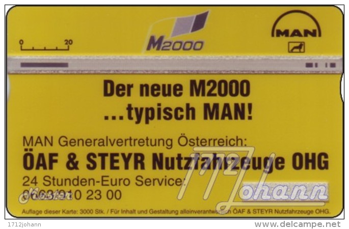 TWK Österreich Privat: 'MAN M2000' Gebr. - Oesterreich