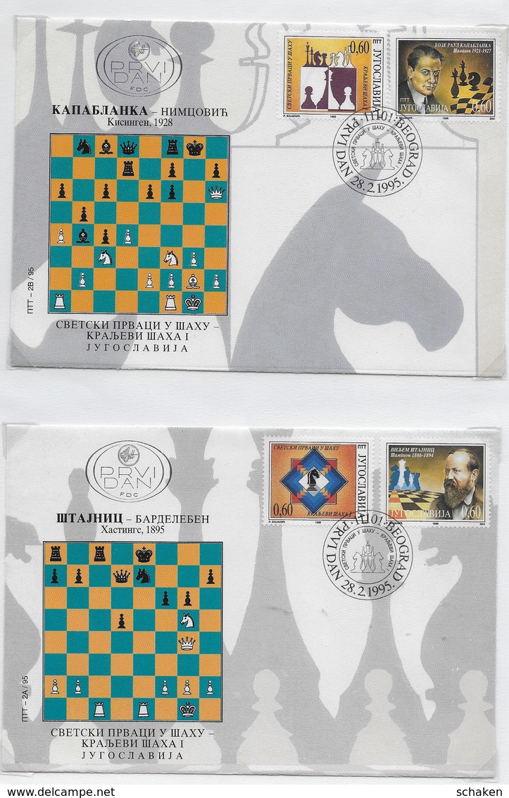 Yugo-Slavia  Chess Ajedrez - Other & Unclassified