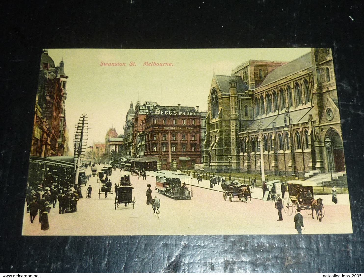 MELBOURNE ENSEMBLE DE 12 CARTES POSTALES RUE ANIMEE TRAMWAYS... - ETRANGER OCEANIE (AC)