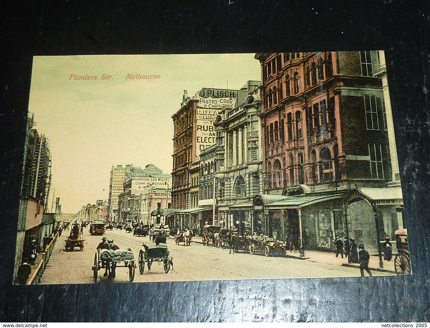 MELBOURNE ENSEMBLE DE 12 CARTES POSTALES RUE ANIMEE TRAMWAYS... - ETRANGER OCEANIE (AC)