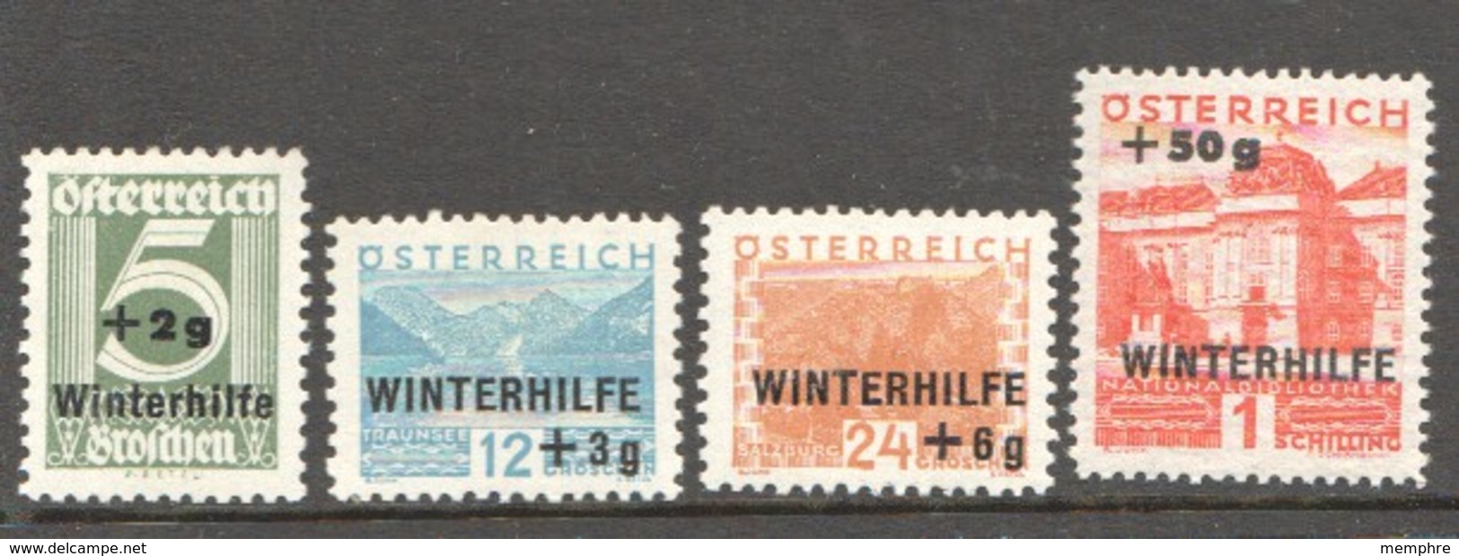 1933  Winterhilfe  MiNr 563-6  * - Unused Stamps