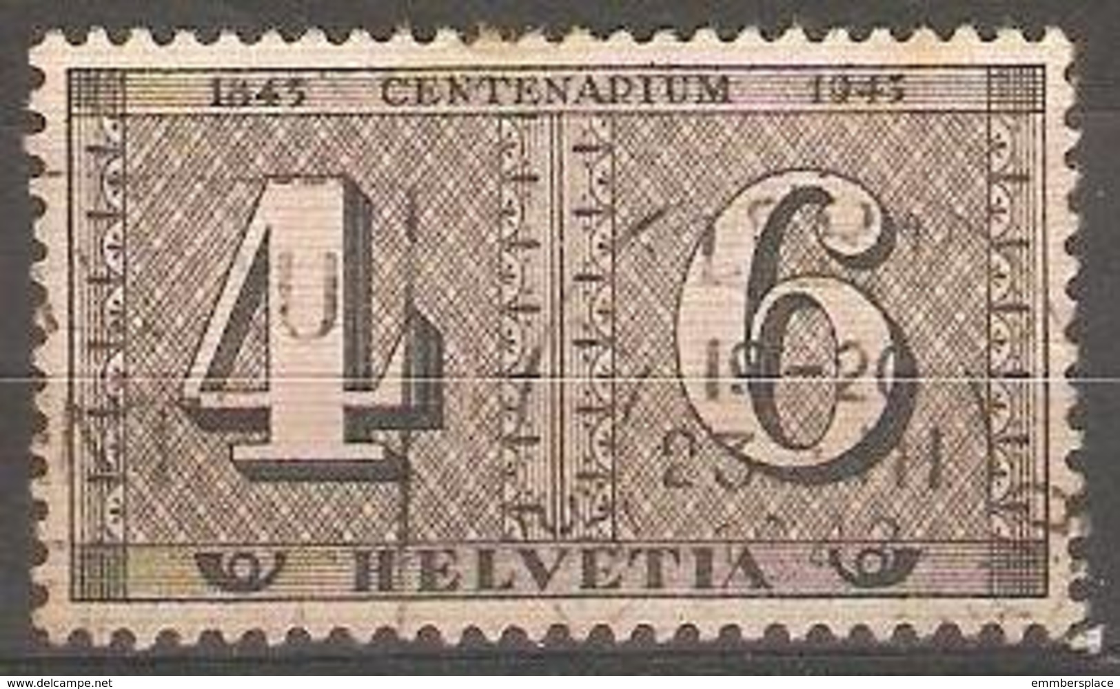 Switzerland - 1943 Stamp Centenary Used - Used Stamps