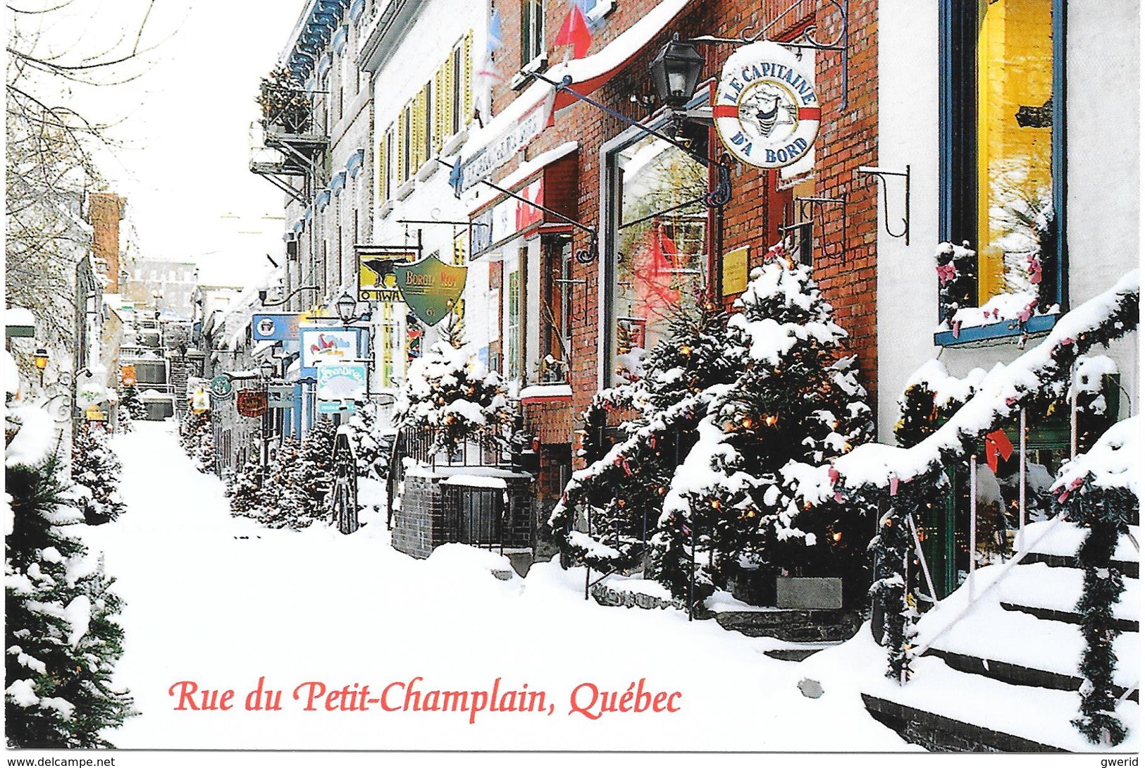 CARTE POSTALE - CANADA - QUEBEC - RUE DU PETIT CHAMPLAIN - Québec - La Cité
