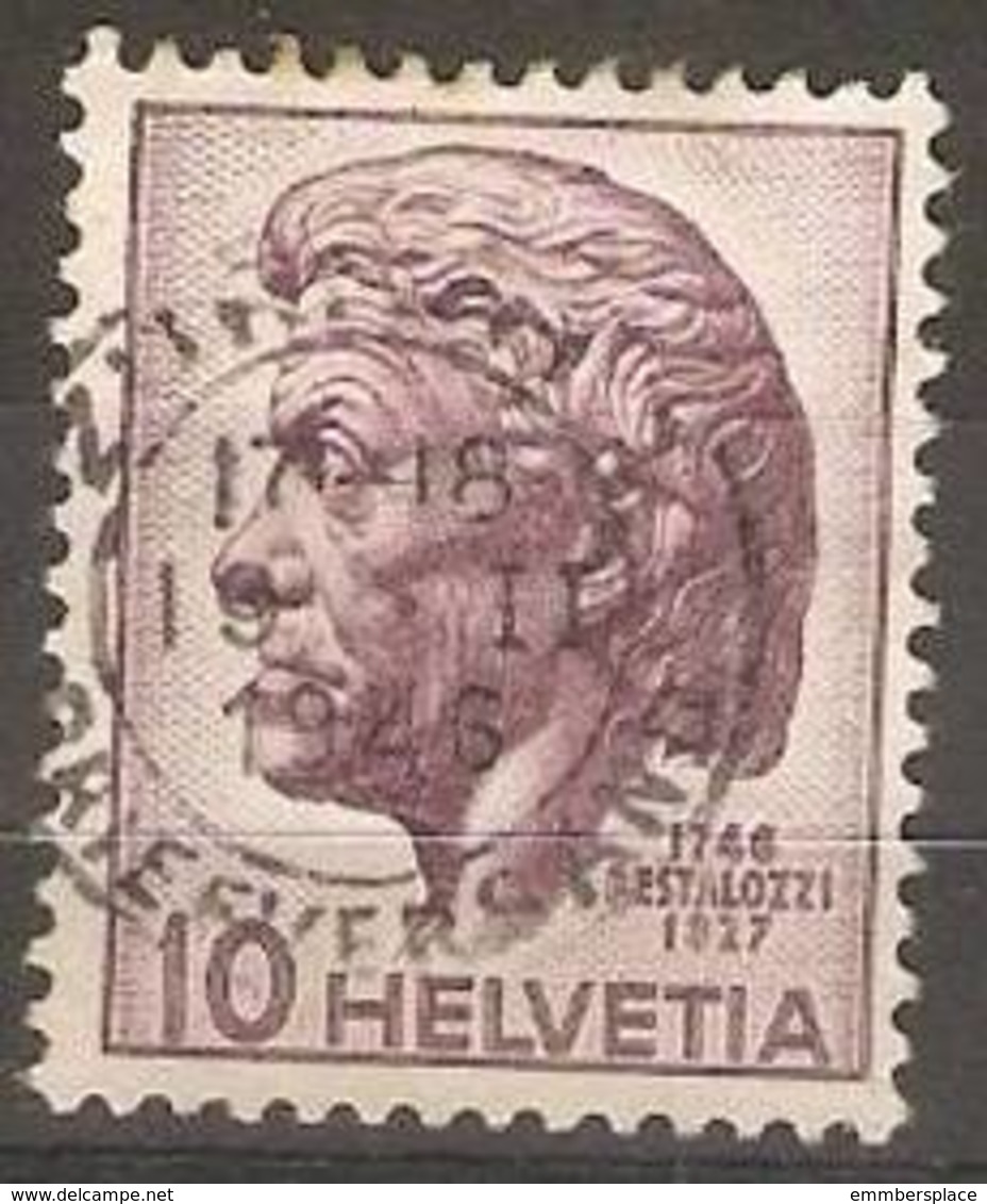 Switzerland - 1946 Pestalozzi 10c Used  SG 465 - Used Stamps