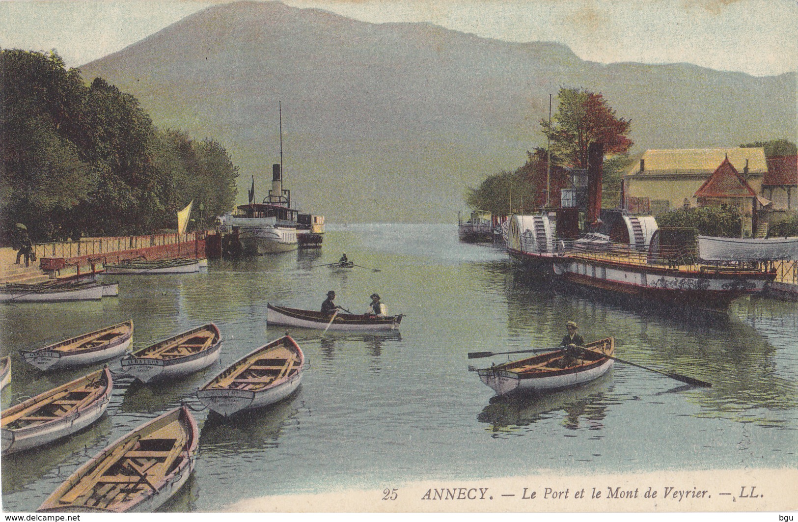 Annecy (74) - Le Port Et Le Mont Veyrier - Annecy