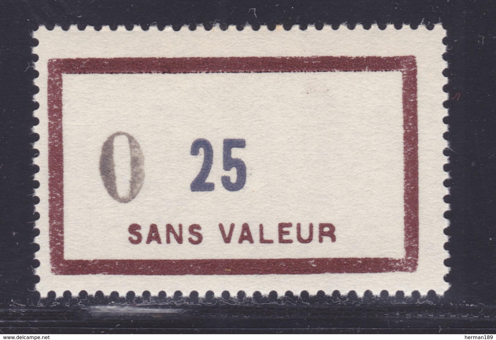 FRANCE FICTIF N° F137 ** MNH Timbre Neuf Sans Charnière, Surcharge Nouveau Franc, TB (lot5) - Phantomausgaben