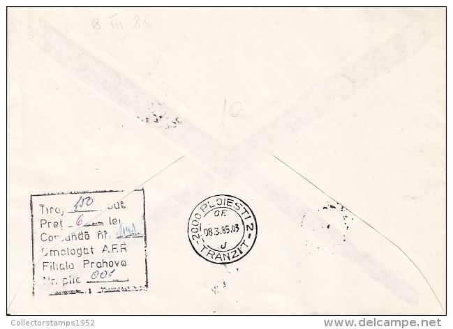 73470- INTERNATIONAL WOMEN'S DAY, SPECIAL COVER, PAINTING STAMP,1985, ROMANIA - Brieven En Documenten